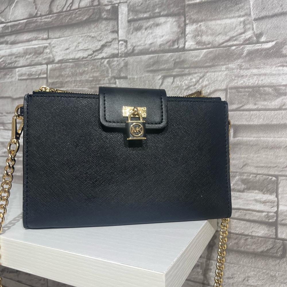 Michael Kors Ruby Small Double Zip Wallet Crossbo… - image 1